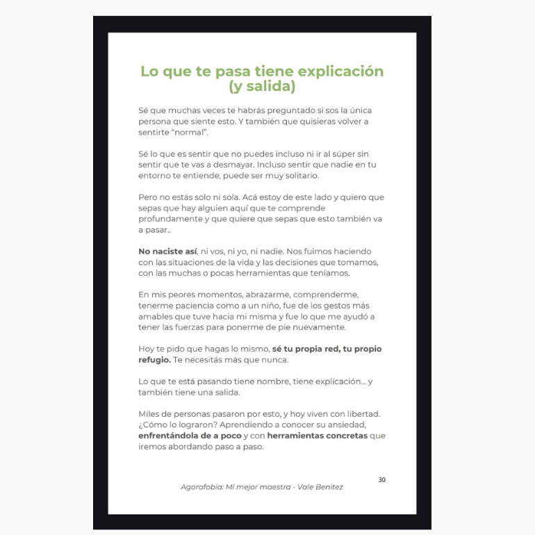 Agorafobia: Mi Mejor Maestra