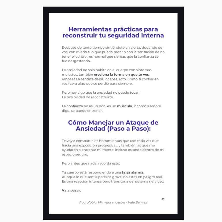 Agorafobia: Mi Mejor Maestra